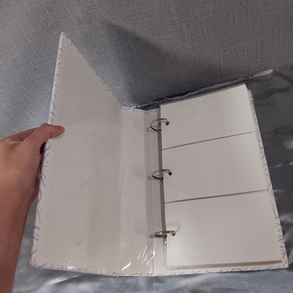 VTG Photograph Scrapbook Album Purple White 300 Photos memento memory Granny - Picture 5 of 7